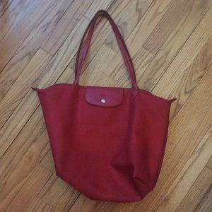 Red Medium Long Champ Bag